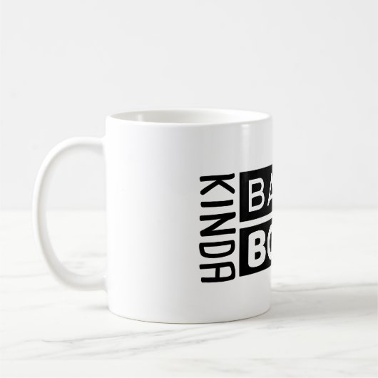 ちょっとBoujeeの悪いちょっとおもしろいなギフトを言うトレンディー コーヒーマグカップ (左)