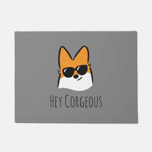 ちょっとCorgeousのドア・マット ドアマット (正面)