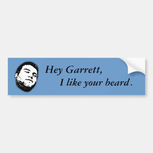 ちょっとGarrett… バンパーステッカー (正面)