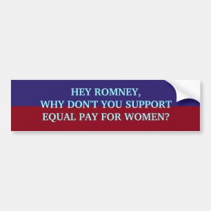 ちょっとROMNEYのバンパーステッカー バンパーステッカー