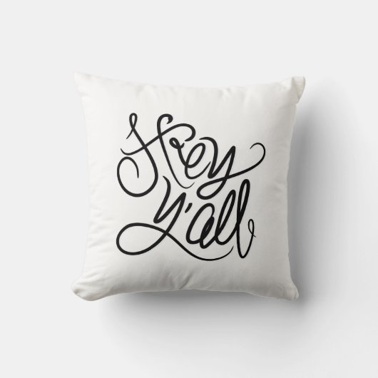 ちょっとYALLのカジュアルな南挨拶の装飾用クッション クッション (正面)