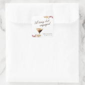 ちょっぴりエスプレッソマティーニ ブライダルシャワー スクエアシール (バッグ)