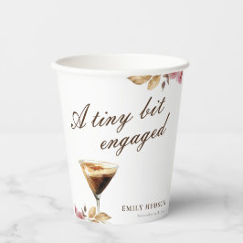 ちょっぴりエスプレッソマティーニ ブライダルシャワー 紙コップ