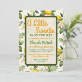 ちょっぴりスイート レモン テーマのベビーシャワー 招待状 (スタンド正面)