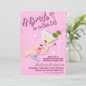 ちょっぴりハッピーな花嫁の独身最後の週末イテナリ 招待状 (スタンド正面)