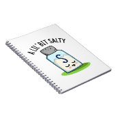 ちょっぴり塩辛いユーモア ソルトシェーカーのしゃれた表現 ノートブック (右側)