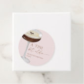 ちょっぴり大人なエスプレッソマティーニ ブライダルシャワー フェイバータグ (インサイチュ)