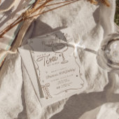 ちょっぴり大人なマティーニの誕生日招待状 招待状