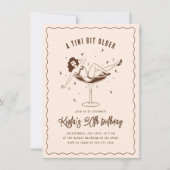 ちょっぴり大人な誕生日パーティー 招待状 (正面)