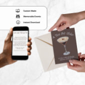 ちょっぴり大人 - エスプレッソマティーニ テーマ 招待状