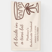 ちょっぴり小悪魔な大人のためのエスプレッソマティーニ独身最後の夜 横断幕 (縦)