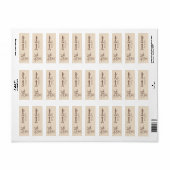 ちょっぴり年をとったエスプレッソマティーニ 30歳の誕生日 ラベル (フルシート)