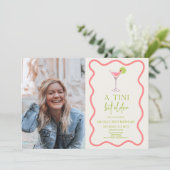 ちょっぴり年をとったピンクマーティニの誕生日パーティー 招待状 (スタンド正面)