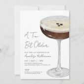 ちょっぴり年をとった大人の誕生日パーティー 招待状 (正面)