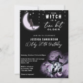 ちょっぴり年をとった魔女の月 マルティーニ バースデーパーティー 招待状 (正面)