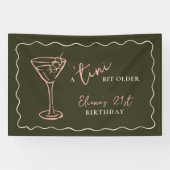 ちょっぴり年をとった お誕生日パーティー 横断幕 (横)