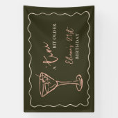 ちょっぴり年をとった お誕生日パーティー 横断幕 (縦)