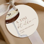 ちょっぴり年上 エスプレッソ マティーニ ブライダル シャワー フェイバータグ