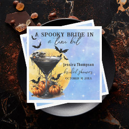 ちょっぴり怖い新婦のティニ・ビット・マーティニー・ブライダルシャワー スタンダードランチョンナプキン