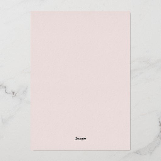 ちょっぴり楽しいクリスマスパーティーのお誘い 箔招待状 (裏面)