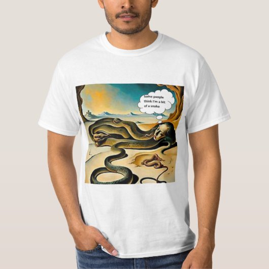 ちょっぴり蛇 Tシャツ (正面)