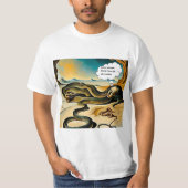 ちょっぴり蛇 Tシャツ (正面)
