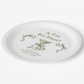 ちょっぴり近づいて ブライダルシャワー ペーパープレート (アングル)