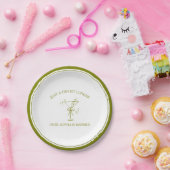 「ちょっぴり長く」汚れたマーティーニのオリーブの花嫁おさらい ペーパープレート (パーティー)