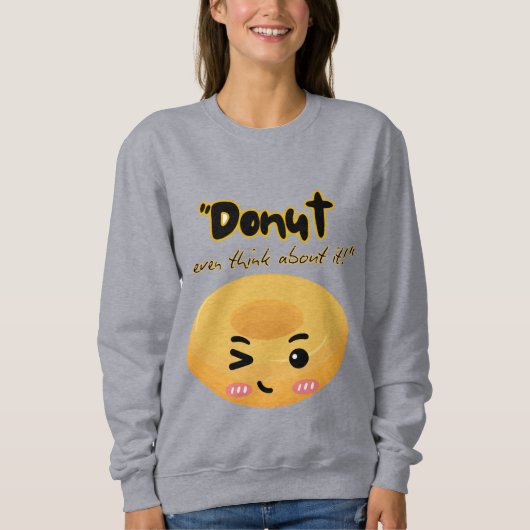 ちょ考えっと スウェットシャツ (正面)