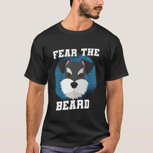 ちらおもしろいん達がミニシュナ怒ーザーを見て恐れる Tシャツ (正面)