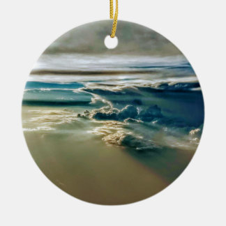 ちらっと見える天国はがき セラミックオーナメント