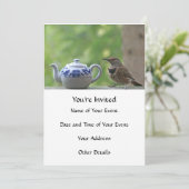 ちらつきとティーポット 招待状 (スタンド正面)