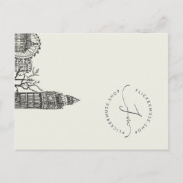 ちらつきモチャムースのトーンスケッチ ポストカード