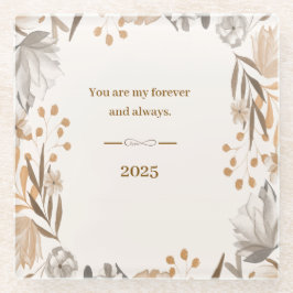 ちらつき ガラスコースター