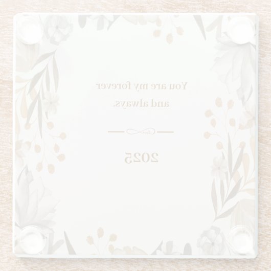 ちらつき ガラスコースター (裏面)