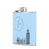 ちらつき フラスク (左)