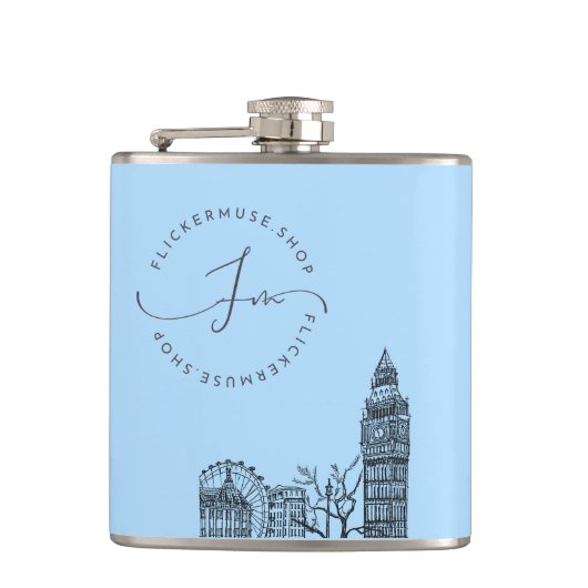 ちらつき フラスク (正面)