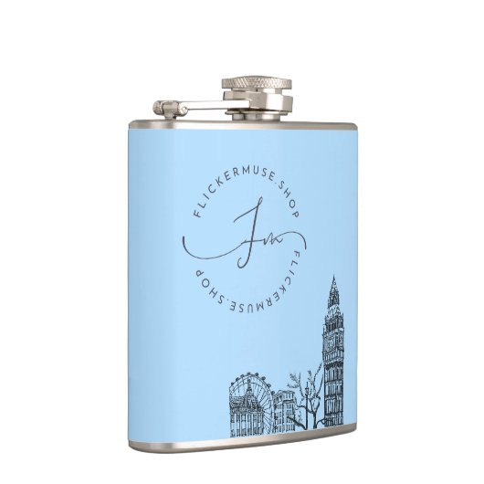 ちらつき フラスク (右)