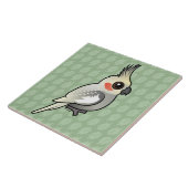 ちりばめられたCockatiel タイル (側面)