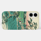 ちりゅう(日本)ヴィンテージ木日本の版プリント Case-Mate iPhoneケース (裏面 (横))