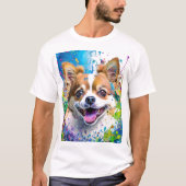 ちわう犬 Tシャツ (正面)