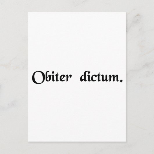 ついでに言ったこと ポストカード (正面)