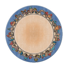 ついにエルサレムはジュダイカガラスを供え カッティングボード