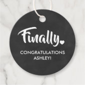 ついにタグ、卒業祝いタグ、おめでとうございます フェイバータグ (正面)