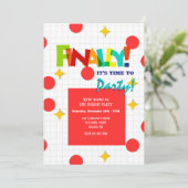 ついにパーティーの時間！ご招待状 招待状 (スタンド正面)