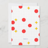 ついにパーティーの時間！ご招待状 招待状 (裏面)