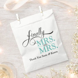 ついにミセスとミセスの結婚披露宴 フェイバーバッグ