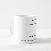 ついに一緒というウェインの引用 コーヒーマグカップ (正面左)