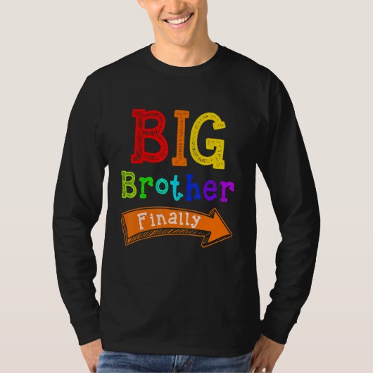 ついに兄と男の子のために Tシャツ (正面)