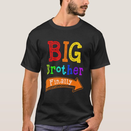 ついに兄と男の子のために Tシャツ (正面)